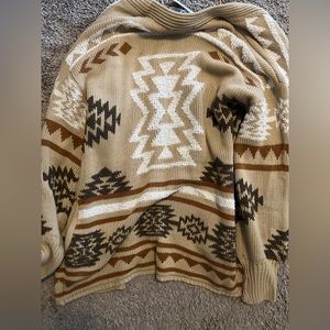 NWT Aztec Print Sweater